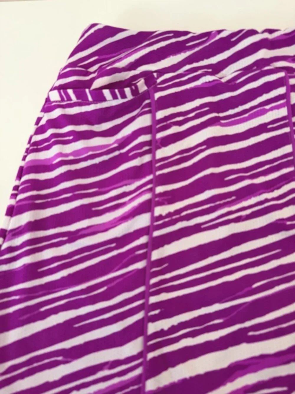 TAIL Purple Tiger Print Tennis Golf Pickleball Activewear Skort Sz XL Beach